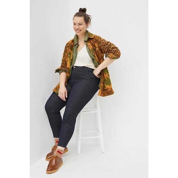 Anthropologie Pilcro Shimmer High-Rise Leggings NWT SZ 16W, 18W - Picture 1 of 10